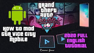 HOW TO MOD GTA VICE CITY MOBILE | CUTSCENES, SKINS, ANIMATIONS |STEP BY STEP TUTORIAL | ANDROID