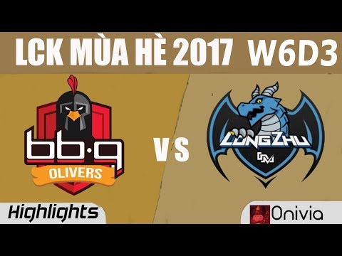 BBQ vs LZ Highlights Game 1 LCK MÙA HÈ 2017 BBQ Olivers vs Longzhu