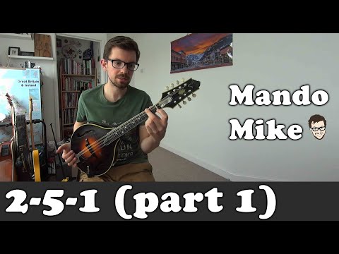 2-5-1 Chord Progression - Mandolin Lesson (Advanced)