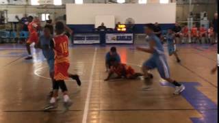 Behind back dribble move backfires