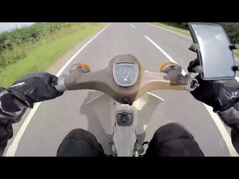 TOP SPEED RUN | 50 Year Old Honda C90