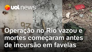 Operação no Rio vazou e mortes começaram antes de incursão em favelas, mostra documento