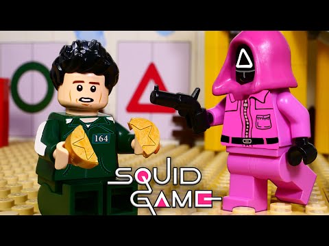 LEGO Мультфильм ИГРА В КАЛЬМАРА - ПРИКОЛЫ / Squid Game Stop Motion, Animation