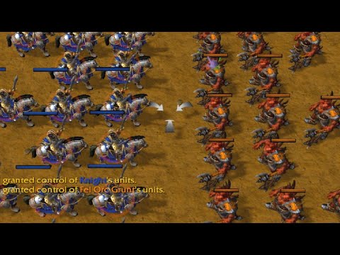 【小黄】31 Knight vs 33 Fel Orc Grunt (All FullGrade) Reforged