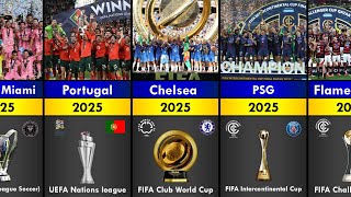 ALL WINNERS of The Best & Popular Football Competitions (2025)