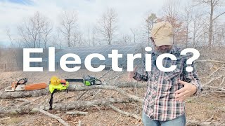 Is an Electric Chainsaw Right for Your Homestead? (Pros & Cons)