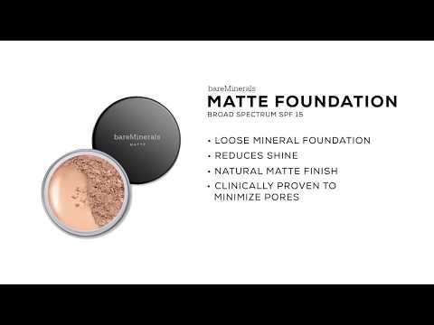 Bare Minerals BareMinerals Matte Foundation SPF15, 6 g video