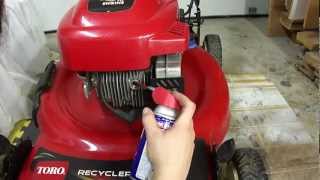 Winterizing a Toro Lawnmower with a Tecumseh 6.5 HP Engine