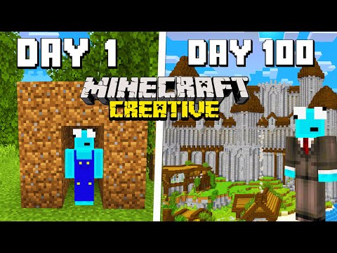 Badabo - I Spent 100 Days in Minecraft Creative... here's what happened!