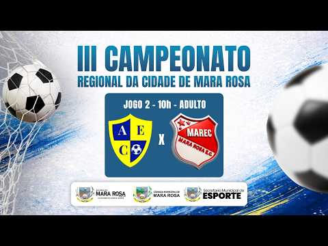 AO VIVO | Amaralina Futsal VS  MAREC | Adulto | Regional Mara Rosa 2026
