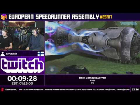 #ESA17 Speedruns - Halo: Combat Evolved [Easy] by Savusukka