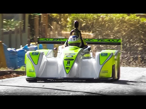 Gloria C8P Evo Prototype w/ Suzuki Hayabusa Engine in action on Hillclimb & on Track!
