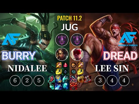 AF.A Burry Nidalee vs AF Dread Lee Sin Jungle - KR Patch 11.2