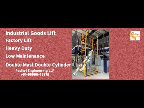 Hydraulic Goods Lift 500 kg / 1000 kg / 2000kg