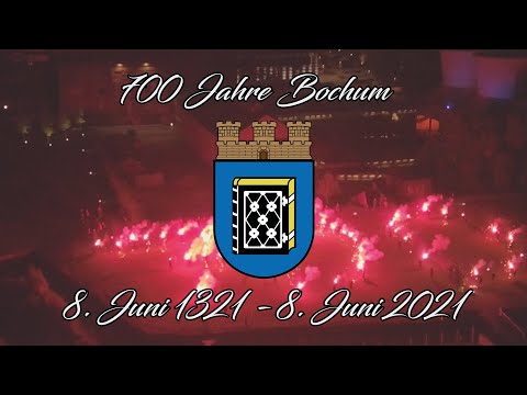 Update HD Version: 700 Jahre Bochum - VfL Fans feiern den Geburtstag der Stadt mit einem Feuerwerk