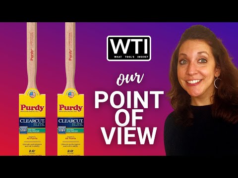 Purdy Clearcut Elite Glide Trim Brush - WTI product video review