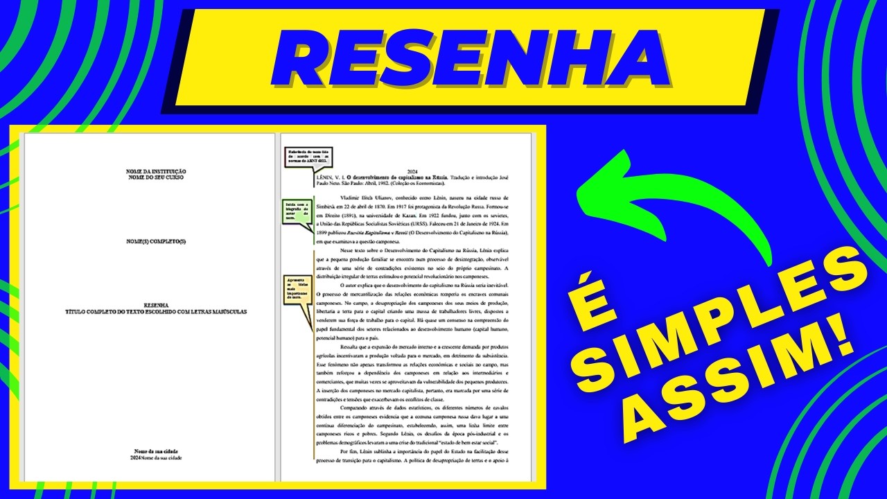 Como Fazer uma Resenha: Passo a Passo – Prof. Dr. Auro JRodrigues