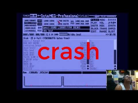 Commodore Amiga Octamed Jam / Workflow  1 5 hour Part 1
