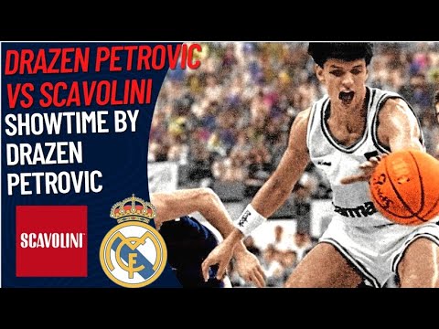 Drazen Petrovic VS Scavolini | McDonald's Open 1988 | Real Madrid VS Scavolini