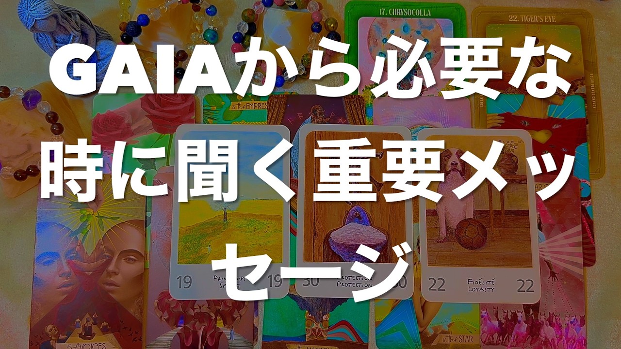 GAIA様から必要な時に表示される重要メッセージ🌏