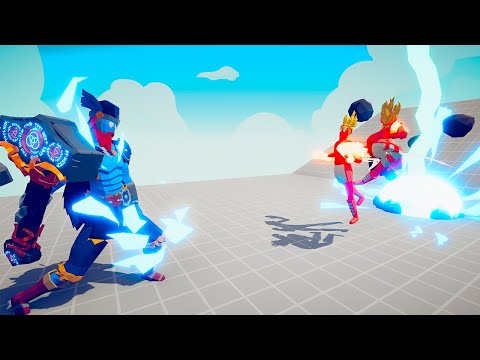 SUPER BOXER TEAM vs THOR TEAM | TABS - Totally Accurate Battle Simulator