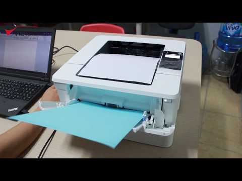 Hướng dẫn in giấy dày, giấy decal với máy in HP M404dn