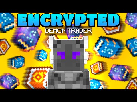 Minecraft Encrypted | SUMMONING A DEMON TRADER! EP5 [Modded 1.18.2 Questing Skyblock]