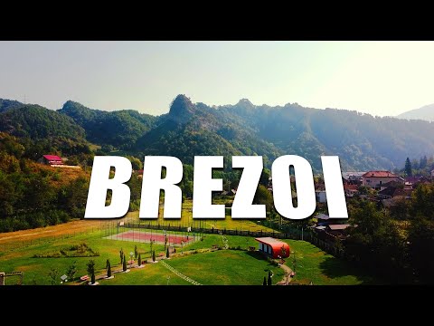 Brezoi, județul Vâlcea I România |  Filmare aeriană 4 K