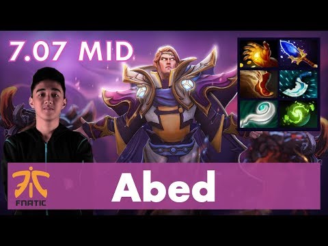 Abed Invoker MID | Textbook Game | 7.07 Update Patch Dota 2 Gameplay Pro MMR