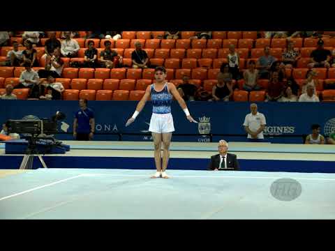 MAMMADLI Samad (AZE) - 2019 Artistic Junior Worlds, Gyor (HUN) - Qualifications Floor Exercise