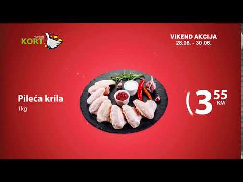 Kort vikend akcija od 28.-30.06.2019.