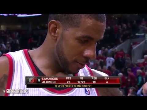 LaMarcus Aldridge Full Highlights vs Rockets 2014 Playoffs West R1G4 - 29 Pts, 10 Reb, 4 Blks