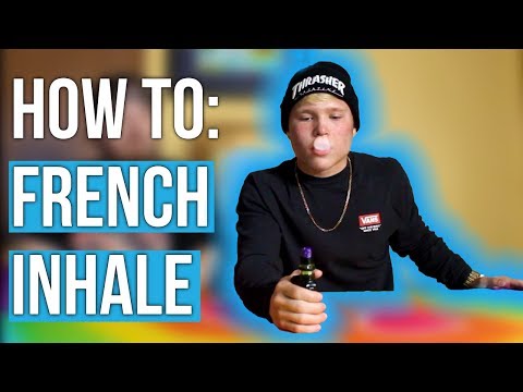 How to FRENCH INHALE for BEGINNERS (Tutorial)