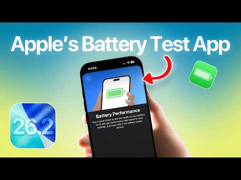 iOS 26.2 Battery DRAIN Quickly ? - DO THIS!