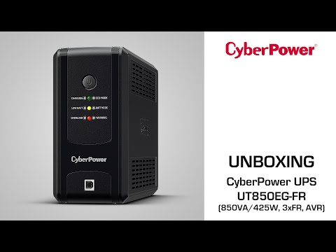 Maitinimo šaltinis nepertraukiamas UPS CyberPower UT850EG-FR (TWR, 850VA) video