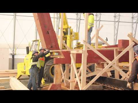 Bluenose II - Attaching the Sternpost