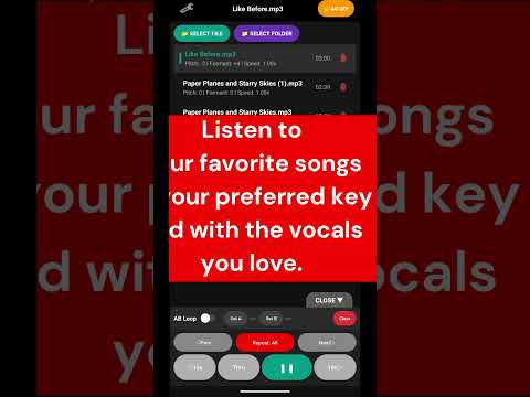 Pitch Tempo Changer Flash