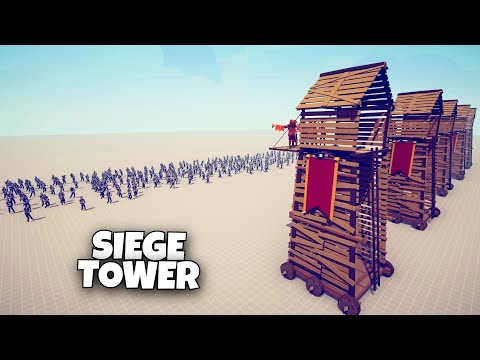 5x SIEGE TOWER vs EVERY UNIT - Totally Accurate Battle Simulator TABS