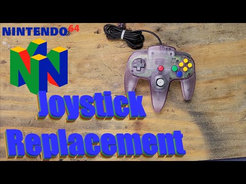 Cleaning a N64 controller and replacing the joystick.