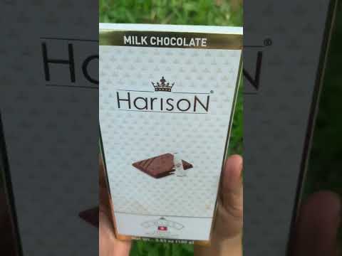 Trying Harison premium chocolate 🍫/# harison/#chocolate/#shorts