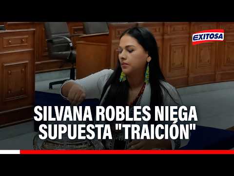 🔴🔵 Silvana Robles respondió a los señalamientos por una presunta “traición”