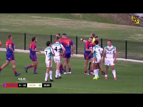 2018 Men's U23's Country Champs Round Two Highlights- CRL Newcastle v North Coast