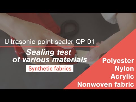 Sealing test of synthetic fabrics