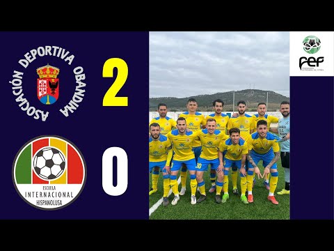 RESUMEN AD Obandina - AD Hispanolusa (2-0).