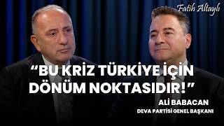 Fon mağduriyeti giderilebilir mi? / DEVA Partisi Genel Başkanı Ali Babacan & Fat
