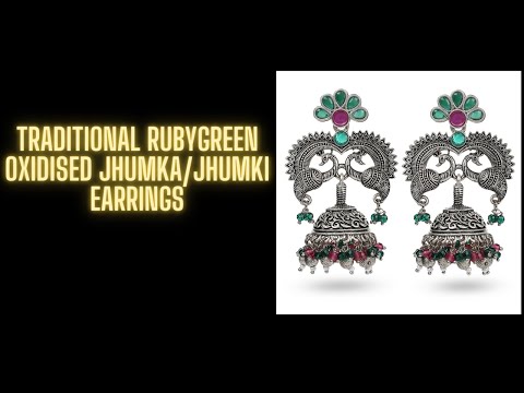 Jhumka Party Wear German Silver Earring