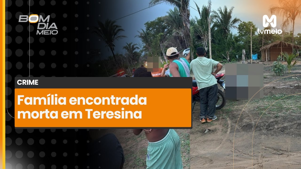 Família é encontrada morta dentro de residência na zona rural de Teresina