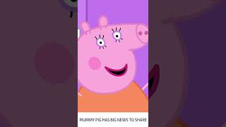Mummy Pig&#39;s BREAKING News🍼 | Peppa Pig Baby Announcement GMB #PigChangesAreComing #Shorts