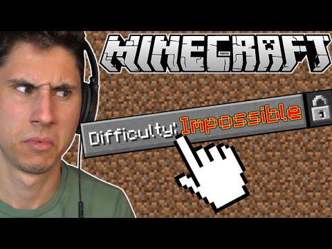 The Frustrated Gamer - I Played Minecraft INSANE DIFFICULTY MODE!