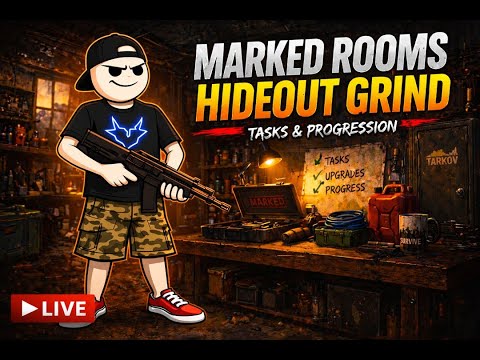 👉 Tasks, Hideout, and Marked Room Runs | Tarkov PvE W/ Finch